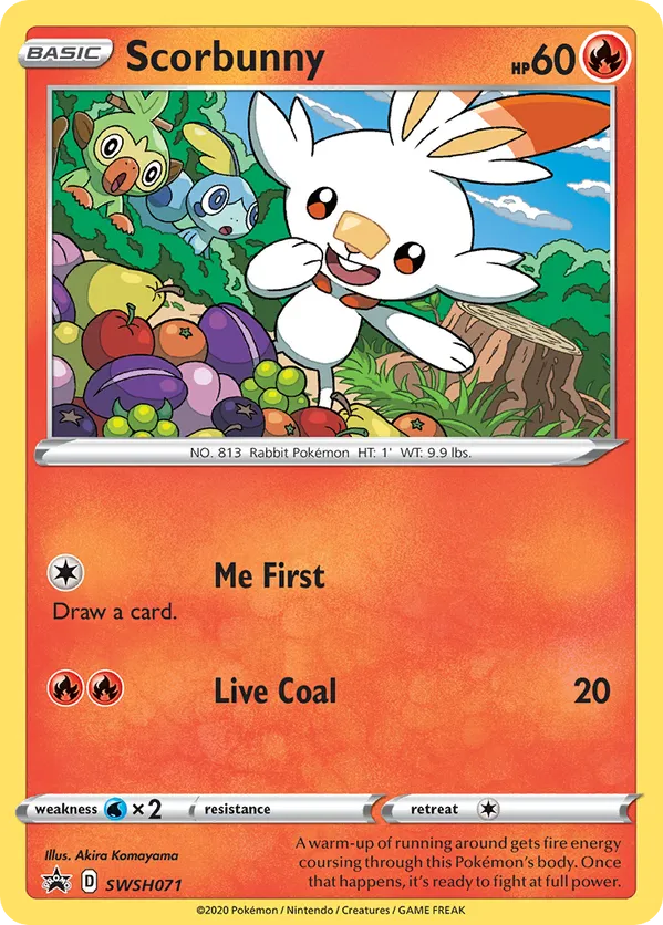 Scorbunny - SWSH Black Star Promos #SWSH071