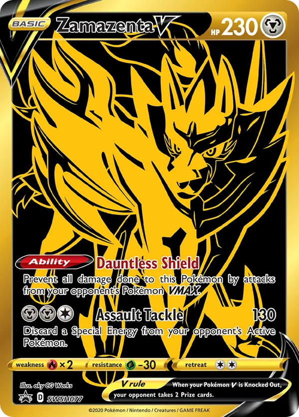Zamazenta V - SWSH Black Star Promos #SWSH077