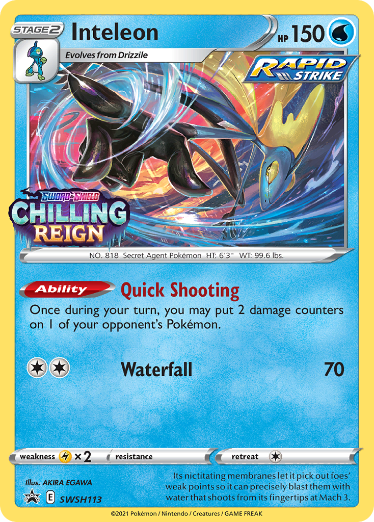 Inteleon - SWSH Black Star Promos #SWSH113