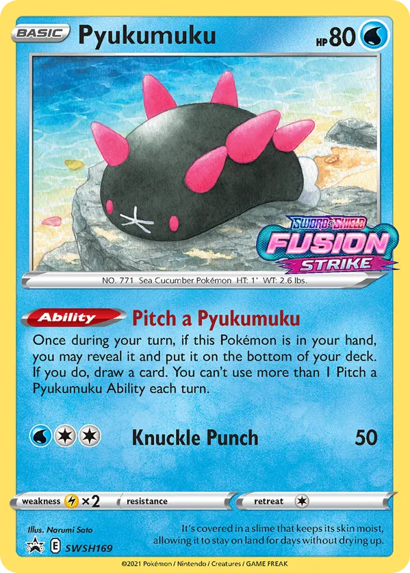 Pyukumuku - SWSH Black Star Promos #SWSH169