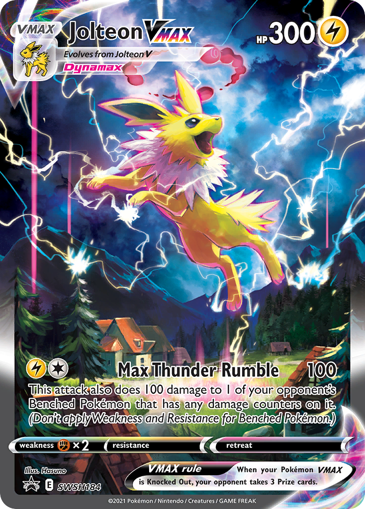 Jolteon VMAX - SWSH Black Star Promos #SWSH184