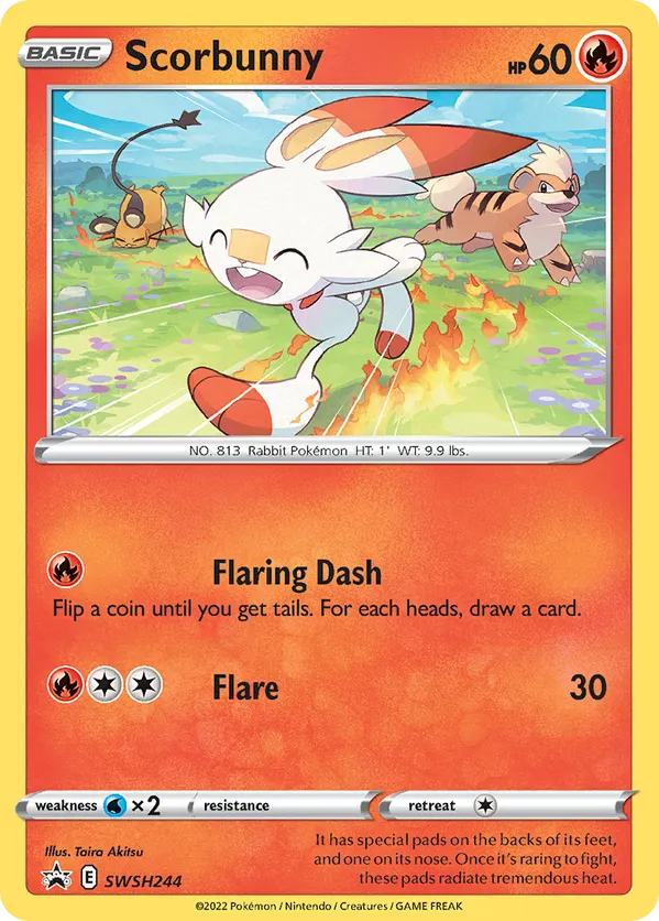 Scorbunny - SWSH Black Star Promos #SWSH244
