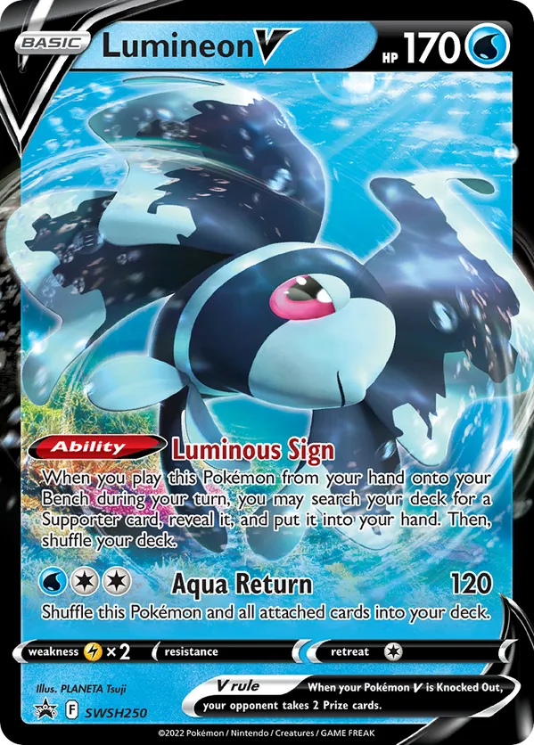 Lumineon V - SWSH Black Star Promos #SWSH250