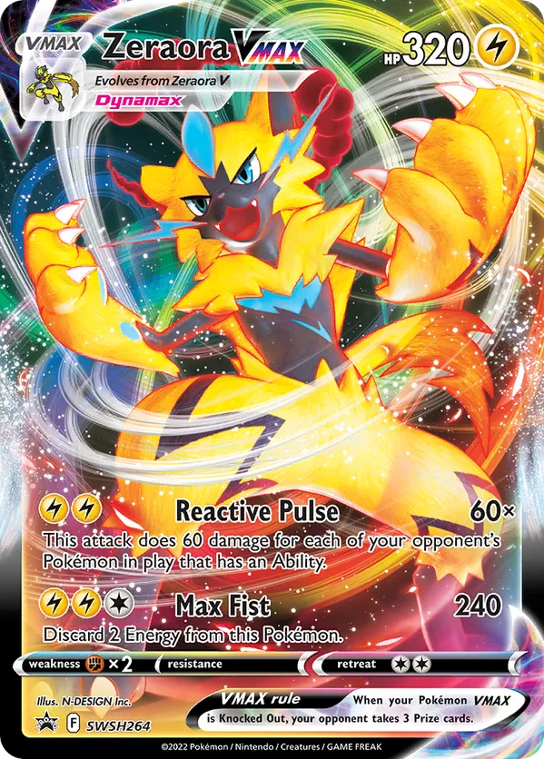 Zeraora VMAX - SWSH Black Star Promos #SWSH264