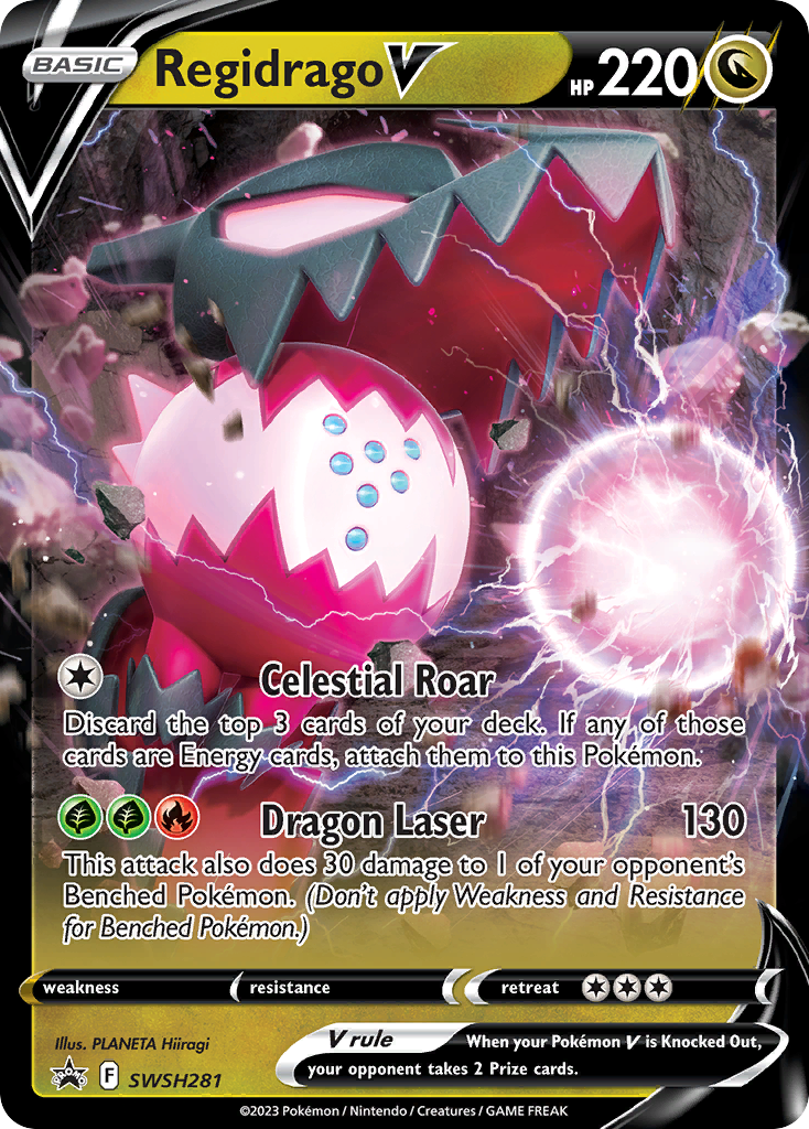 Regidrago V - SWSH Black Star Promos #SWSH281