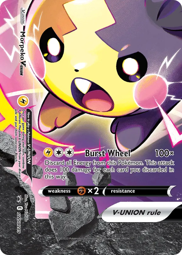Morpeko V-UNION - SWSH Black Star Promos #SWSH289