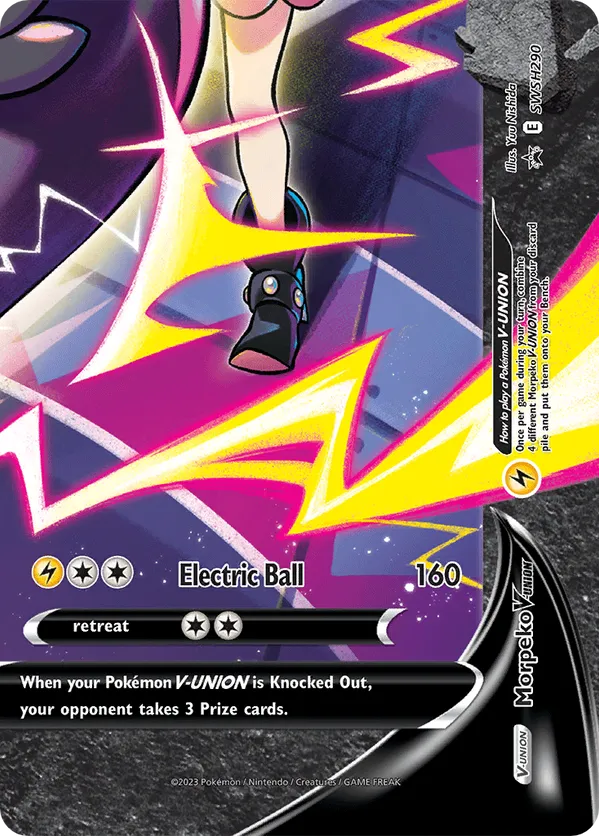 Morpeko V-UNION - SWSH Black Star Promos #SWSH290