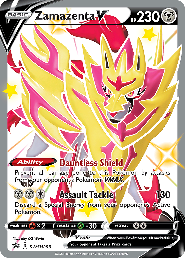 Zamazenta V - SWSH Black Star Promos #SWSH293