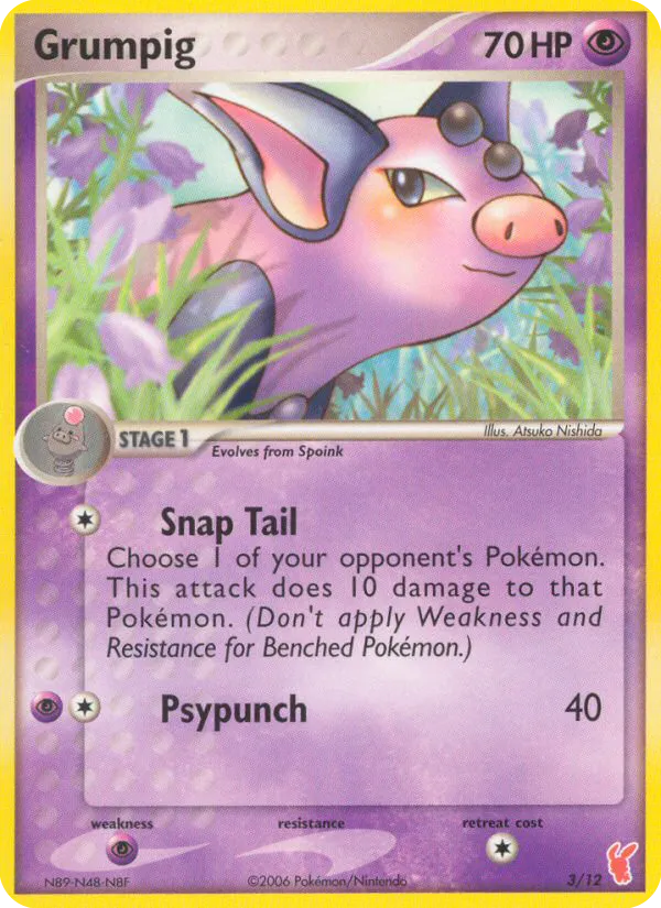 Grumpig - EX Trainer Kit 2 Plusle #3