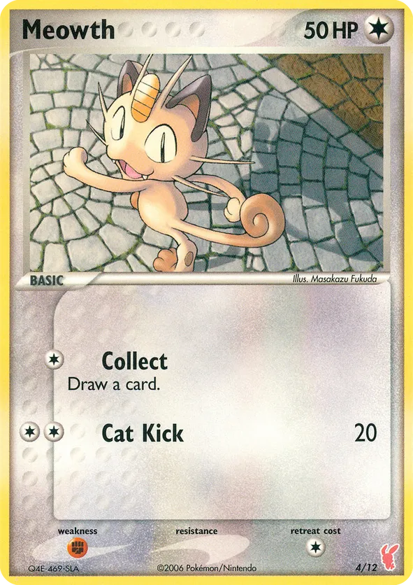 Meowth - EX Trainer Kit 2 Plusle #4
