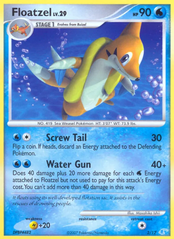 Floatzel - DP Trainer Kit Manaphy #2
