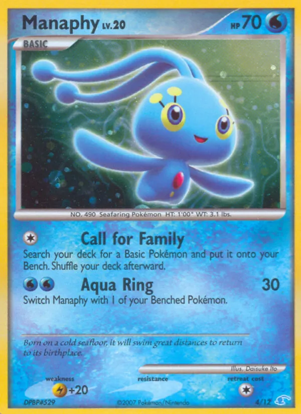 Manaphy - DP Trainer Kit Manaphy #4