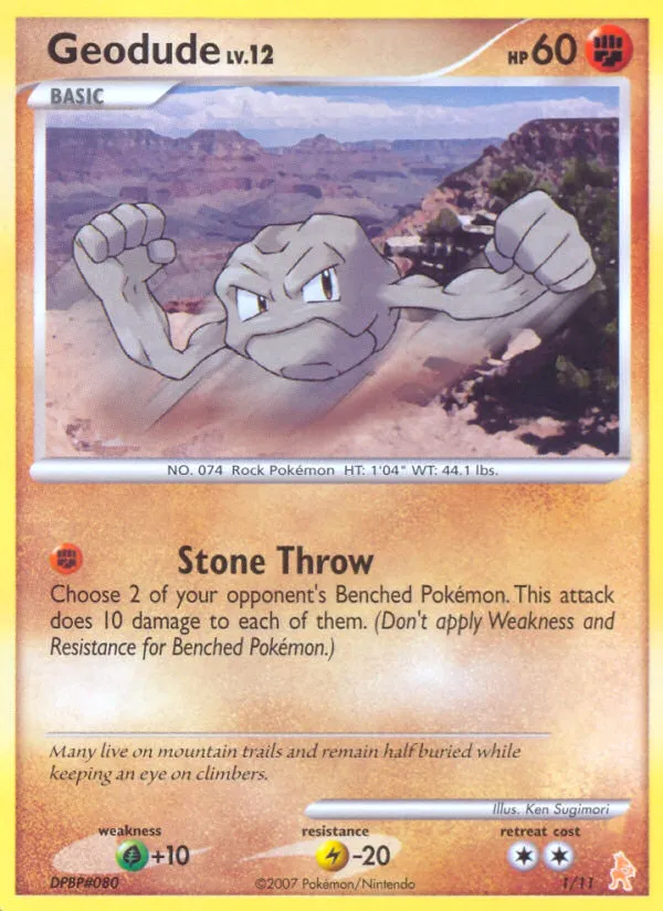 Geodude - DP Trainer Kit Lucario #1