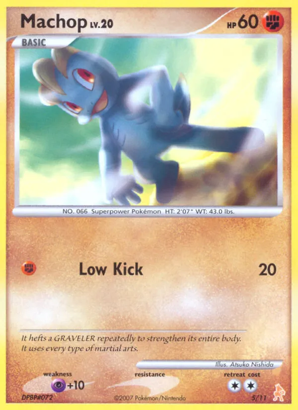 Machop - DP Trainer Kit Lucario #5