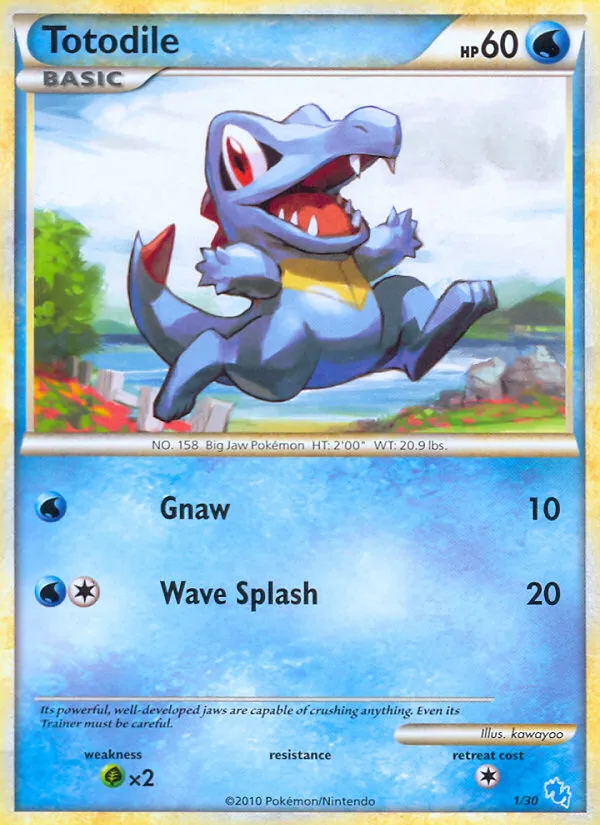 Totodile - HGSS Trainer Kit Gyarados #1