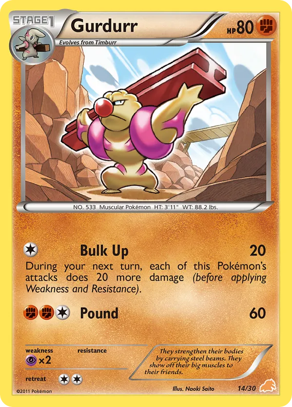 Gurdurr - Black & White Trainer Kit Excadrill #14
