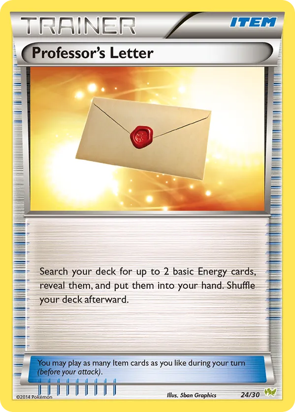 Professor's Letter - XY Trainer Kit Noivern #24