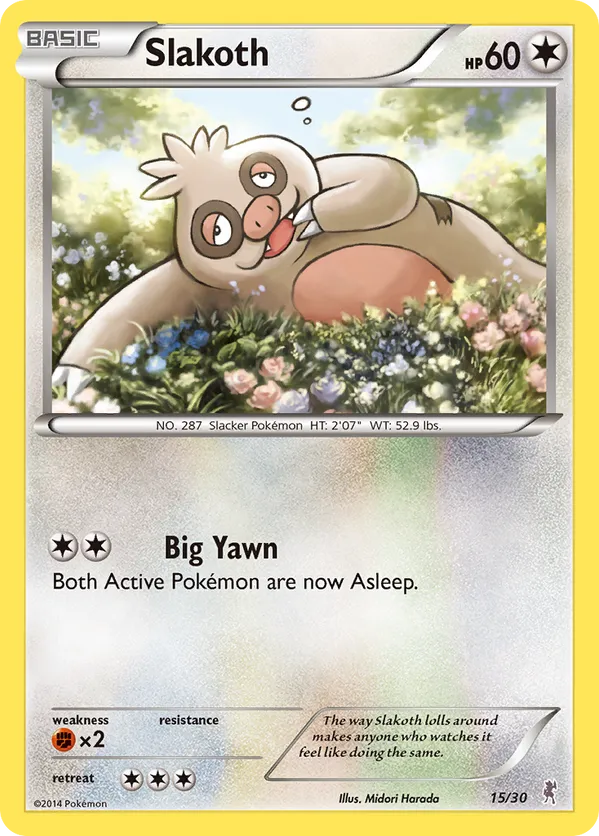 Slakoth - XY Trainer Kit Bisharp #15