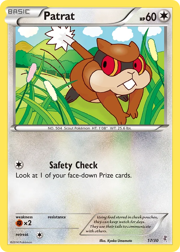 Patrat - XY Trainer Kit Bisharp #17