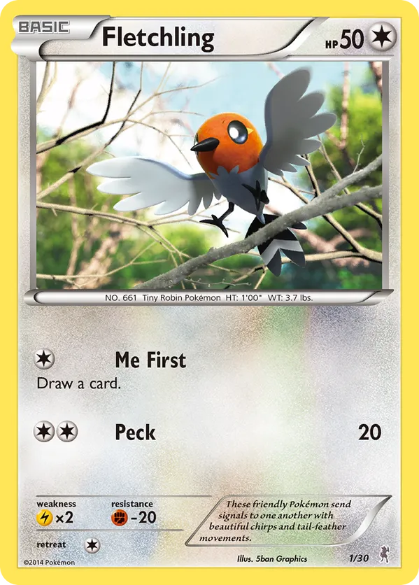 Fletchling - XY Trainer Kit Bisharp #1