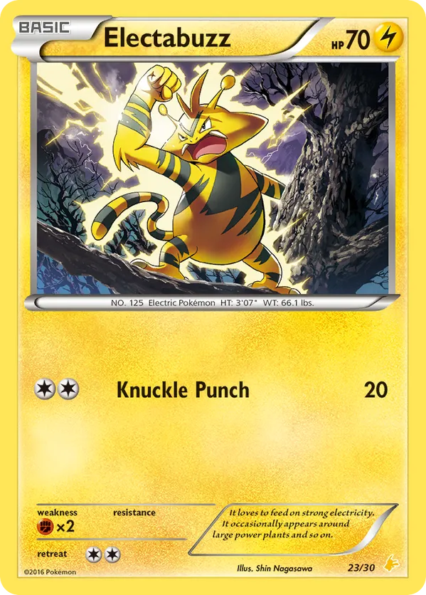 Electabuzz - XY Trainer Kit Pikachu Libre #23