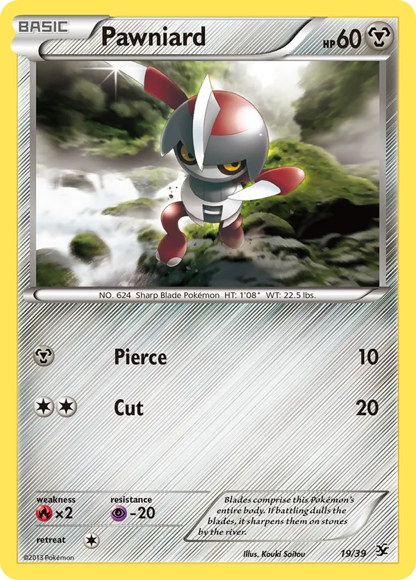 Pawniard - Kalos Starter Set #19