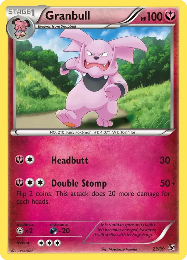 Granbull - Kalos Starter Set #23