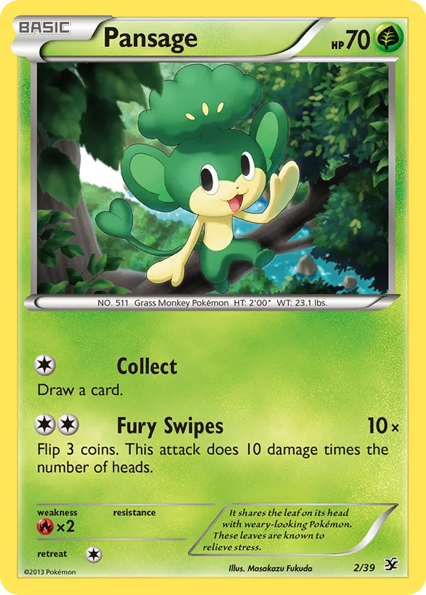 Pansage - Kalos Starter Set #2