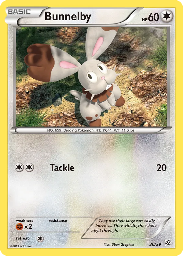 Bunnelby - Kalos Starter Set #30