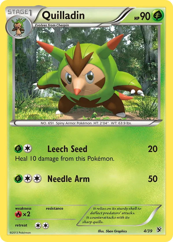 Quilladin - Kalos Starter Set #4