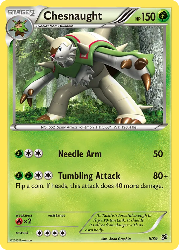Chesnaught - Kalos Starter Set #5