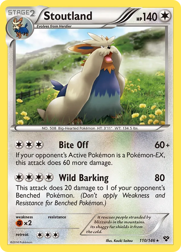 Stoutland - XY #110