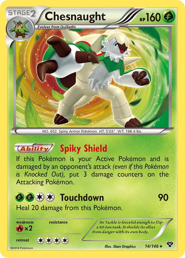 Chesnaught - XY #14