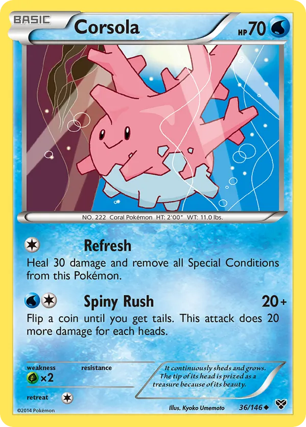 Corsola - XY #36