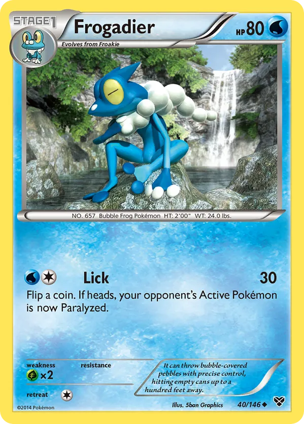 Frogadier - XY #40