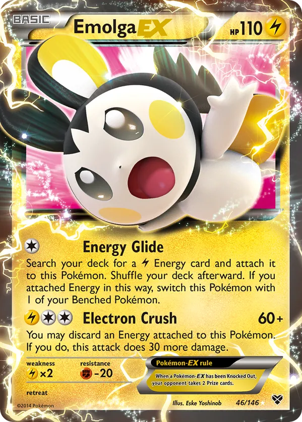 Emolga-EX - XY #46