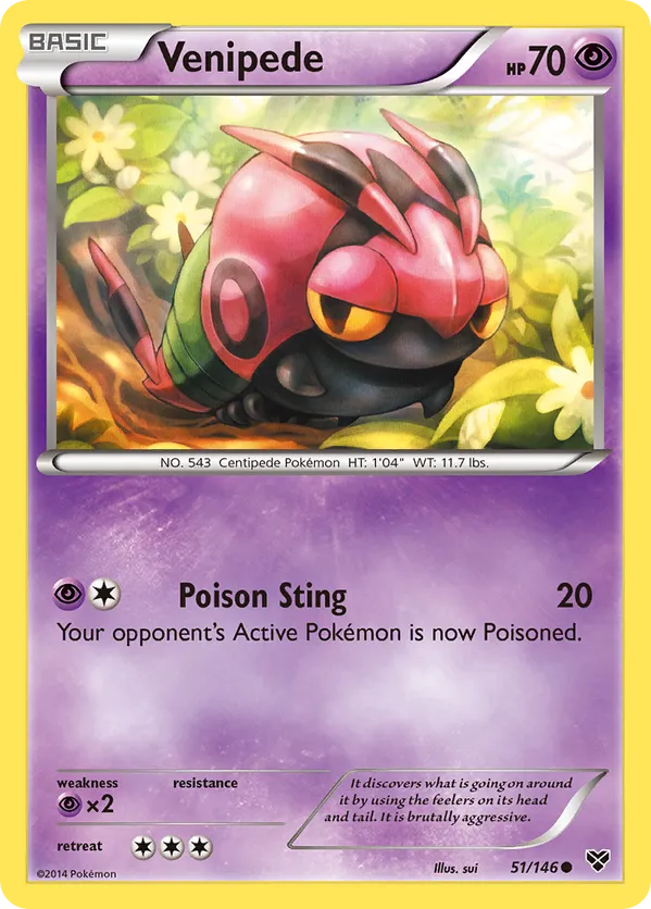 Venipede - XY #51