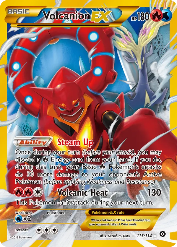 Volcanion-EX - Steam Siege #115