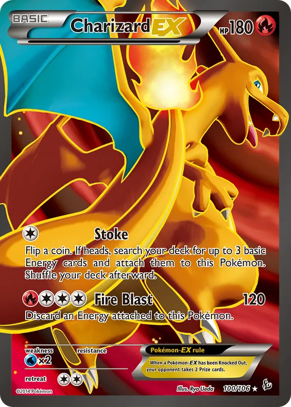 Charizard-EX - Flashfire #100