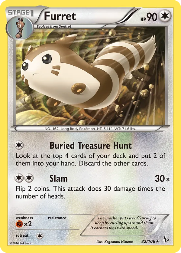 Furret - Flashfire #82