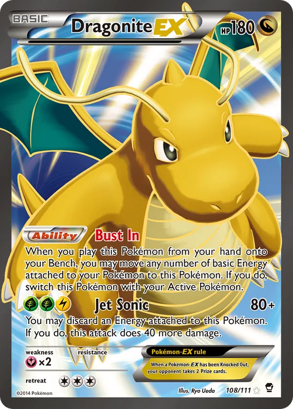 Dragonite-EX - Furious Fists #108