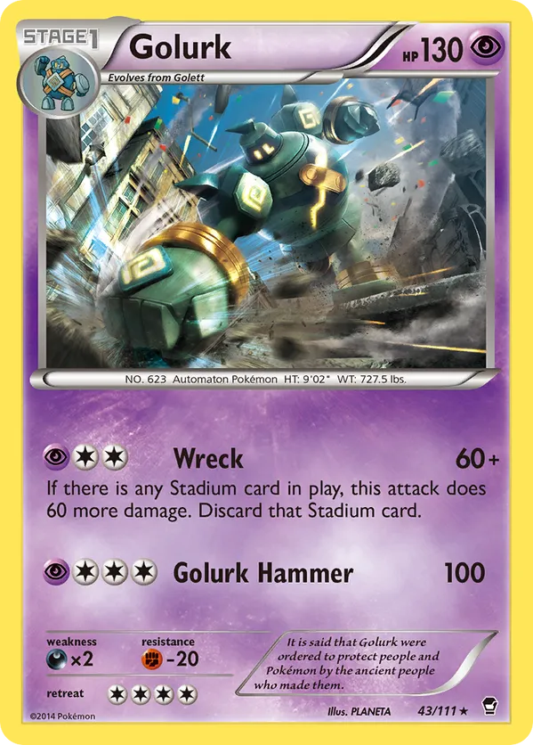 Golurk - Furious Fists #43