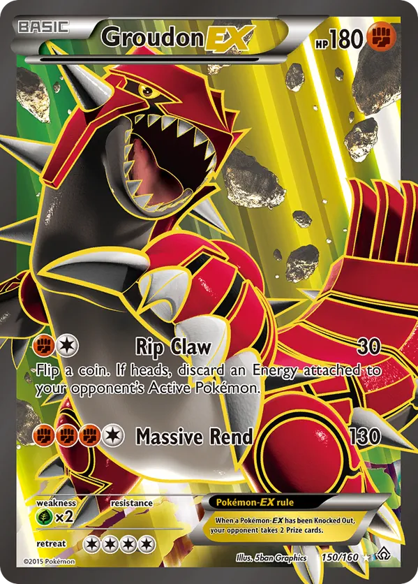 Groudon-EX - Primal Clash #150