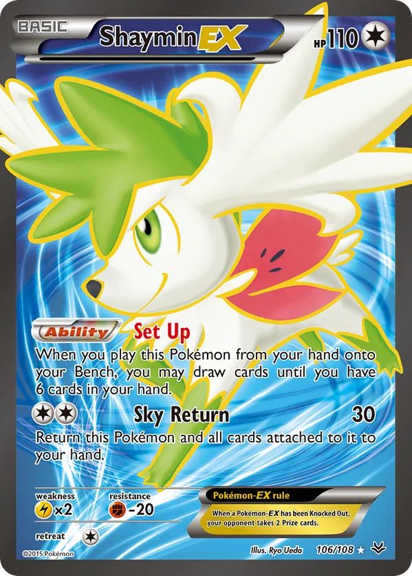 Shaymin-EX - Roaring Skies #106