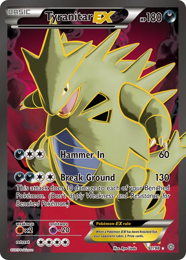 Tyranitar-EX - Ancient Origins #91