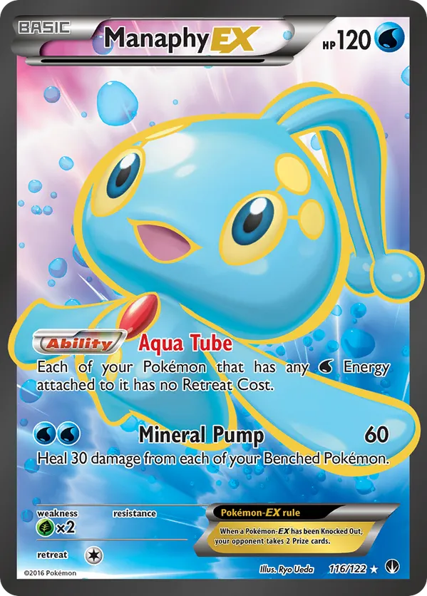 Manaphy-EX - BREAKpoint #116