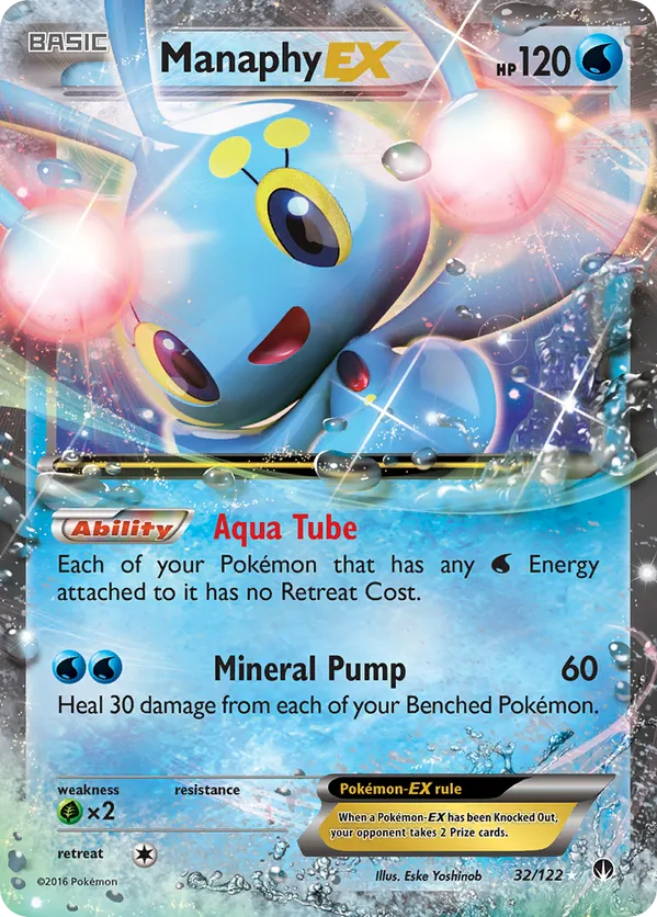 Manaphy-EX - BREAKpoint #32