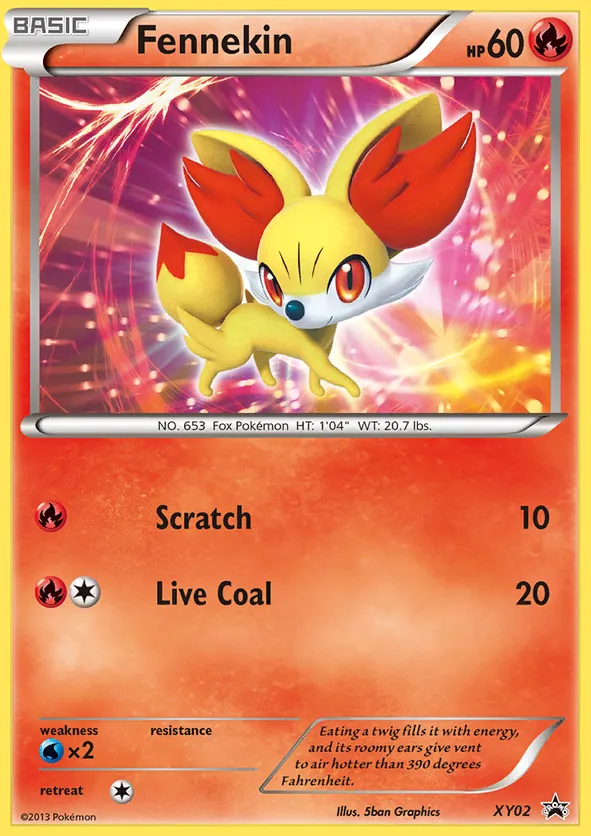 Fennekin - XY Black Star Promos #XY02