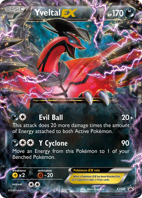 Yveltal-EX - XY Black Star Promos #XY08