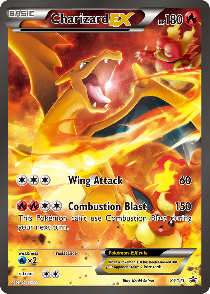 Charizard-EX - XY Black Star Promos #XY121